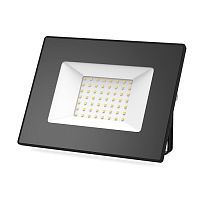Прожектор светодиодный Gauss Qplus ДО-50Вт 3000К 6000Лм IP65 Черный картинка 